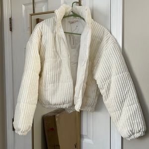 Francesca’s white jacket. Never worn